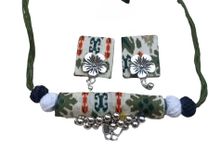 Premium Handmade Jewelry Gift Set for Women and Girls, Handmade, Affordable (Green And White)