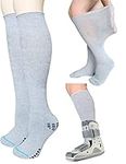 LORVVDE 2 Pairs Walking Boot Socks 