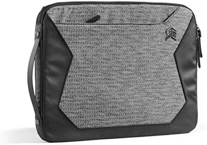 STM Myth Fleece-Lined Laptop Sleeve with Removable Strap 13-Inch - Granite Black (stm-114-184M-01)