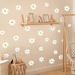 Pumkins Cheerful Daisy Flower Wall Stickers Kids Baby Girl Wall Stickers for Room Bedroom Playroom Living Room D�cor Boho Nursery Wall Art Nursery Wall Sticker Kids Room Decoration