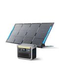 Anker SOLIX C1000 Portable Power Station with 200W Solar Panel, 1800W Solar Generator, LFP (LiFePO4) Battery, 4 AC Outlets, Up to 2400W for Home, Power Outages, and Outdoor Camping