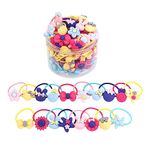 Shining Diva Fashion 70 pcs Combo Elastic Hair Bands Ties Accessories for Kids Baby Girls Women (14968hb)