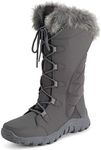 Polar Women's Boots, Quilted, Laces