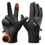 Saliryj Winter Thermal Gloves Men Women Touchscreen Anti Slip Water Resistant Windproof