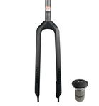 Enjcyling Full Carbon Fiber MTB Fork, 26 27.5 29 inch Option Offset 39mm Bike Rigid Fork 1/8" Straight Tube Threadless Disc Brake, Ultralight Bicycle Carbon Fiber Fork fit Mountain Bike Road (27.5)