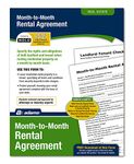 Adams Month-to-Month Rental Agreement Form, 8.5 x 11 Inch, 4-Pack, White (LF255)