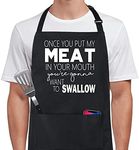 Xornis 100% Cotton Funny Apron Once