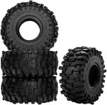 GLOBACT 1.9 Crawler Tires 1/10 RC Tires Rubber Tires 118 * 45mm for 1/10 TRX4 TRX6 Axial SCX10 I II III Redcat GEN7 8 RC4WD (4Pcs)