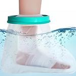 1 Pcs Waterproof Foot Cover,Cast Protector Waterproof Ankle Adult for Shower,Cast Protectors,Waterproof Leg Cover for Shower,Plaster Cast Waterproof Cover Leg,Reusable Cast Bag for Broken Foot