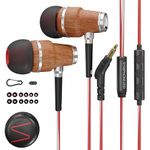 Symphonized Wired Ear buds with Microphone — 90% Noise Cancelling In Ear Headphones Wired, Ear Buds Wired, Earbuds for Computer, Android & PC — Corded Earbuds, Plug In Earphones with Mic (3.5mm Jack)