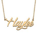 HUAN XUN Unique Made Best Friends Haylee Name Necklace for My Bitchs Birthday Gift