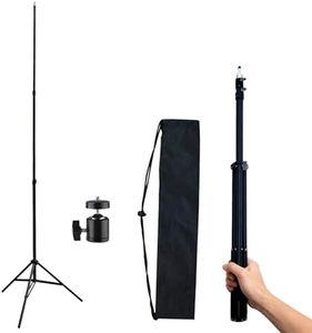 Photography Lighting，110 inches/2.8 Meters Adjustable，Capable of Supporting up to 20KG Light Tripod，It Features a Gimbal and is Suitable for Fill Lights，softboxes, Cameras, and Live Video Recording