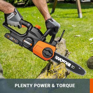 WORX Cordless Chainsaw 25cm – Lightweight Battery Powered Saw