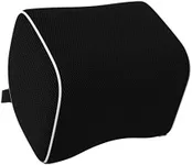 bonmedico Car Neck Pillow - Ergonomic Neck Pillow Made from Memory Foam for Support, Travel Pillow, Black