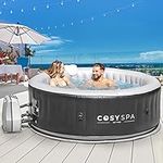 CosySpa Luxury Hot Tub Spa – 40 Degree Quick Heating Inflatable Spa with 130 Air Jet Massage System [4-6 Person] (Hot Tub Only)