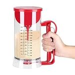 Batter Dispenser, Cake Batter Dispenser and Mixing System Cordless Electric Battery Powered Mixer Dispenser Pancake Cupcake Waffle Batter Maker Machine