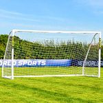 FORZA Match Football Goal [6 Sizes] – Lightweight & Weatherproof PVC Garden Goals | Optional Target Sheets (12ft x 6ft, Without Target Sheet)