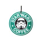 Star Wars Coffee Car Air Freshener (Funny/Fun Xmas Christmas Stocking Filler/Secret Santa/Novelty Scented Gift)