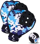 FUTESI Water Baseball Ball and Gloves Set for Pool & Beach Games-for Beach Games & Swimming Pool Toys,1PC Water Bouncing Ball with 2PCS Catch Mitts,One Size Ambidextrous Design (Blue)