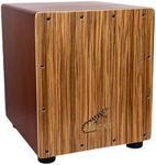 GECKO Cajon Drum Box with Snare and Bass Tone for Acoustic Music, Percussion Instrument with Internal Adjustable Guitar Strings for Beginners and Professional, Compact Size