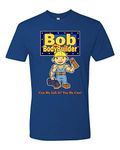 Bob The Bodybuilder T Shirt, Funny Shirt, Gym Shirt, Lifting Shirt, Shirts for a Gym Rat(Blue - XX-Large)