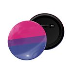 dhcrafts Pin Badge Multicolor LGBTQ Flag D7 Glossy Finish Design Pack of 1 (58mm)