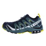 Salomon Men's XA PRO 3D Trail Running Shoes for Men, Navy Blazer/Hydro/Evening Primrose, 10