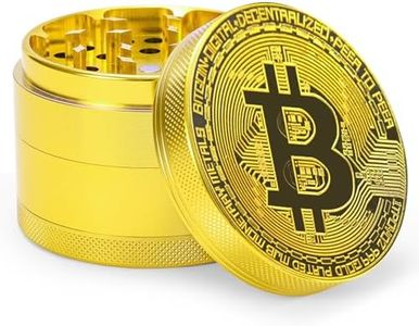 VICKYDGE 2.5 Inch Grinder, Large Bitcoin Spice Grinder for Kitchen