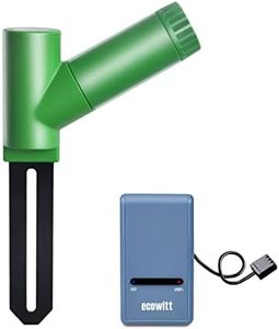 ECOWITT GW1106 Soil Moisture Monitor Kit, Includes GW1100 Wi-Fi Gateway and WH51 Soil Moisture Sensor, 433 MHz