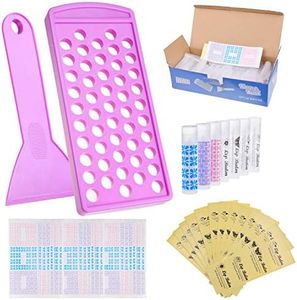 (Pouring tray + 50x Lip Balm Tubes + 100 Sitckers) - Lip Balm Crafting Kit - Easy Lip Balm Filling Tray and Spatula - 50 Empty Lip Balm Tubes with Caps (transparent) - 3/16 Oz (5.5 ml) - 50 Writeable and 50 Printed Stickers - Make Natural Lip Balm - DIY