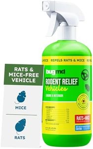 BugMD Rodent Repellent for Car Engines | Natural Peppermint Oil Spray to Repel Rats, Mice & Squirrels from Cars, RVs & Trucks
