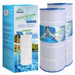 TOREAD Replacement Pool Filter, Compatible with Pleatco PA120, Unicel C-8412, Filbur FC-1293, Hayward CX1200RE, Clearwater II 125, Pro Clean 125, 817-0125, 2 Cartridge