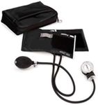 EMI Aneroid Sphygmomanometer Manual Blood Pressure Regular Cuff (Regular Adult - Black)