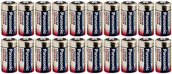 Panasonic CR123A - 3V Lithium Battery - Pack of 20 Bulk Batteries