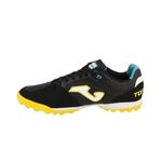 Joma Top Flex 23 Turf Soccer Shoes - Turf Cleats, Football Boots - Indoor Soccer Cleats, Soccer Indoor Shoes - Turf Soccer Shoes Men, Soccer Turf Shoes - Soccer Turf Shoes Men, Mens Turf Shoes, Black,