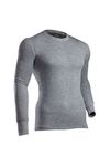 ColdPruf Men's Platinum II Performance Base Layer Long Sleeve Big Tall Crew Neck Top, Heather Grey, 2X Tall