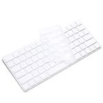 Laprite Ultra Thin Silicone Keyboard Protector Cover Skin Apple iMac Magic Wireless Bluetooth Keyboard MLA22L/A (A1644, 2015 Released) U.S Layout, Gradient Black