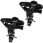 Oasis Ahead Pulsating Long Range Lawn Plastic Impact Sprinkler Head Q-250 Twin-Pack With 1/2" Thread For Up To 360° Watering Of Your Garden