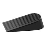 TOKPLNU Door Stops, Extra Large Rubber Door Wedges Heavy Duty Black Door Stoppers Wedge for Floor, Non-Slip Door Stop Holder for Patio, Gates, Garden, Kitchen, Offices