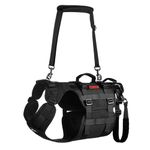 OneTigris Dog Lift Harness for Large Dogs, Dog Hip Support Brace, Full Body Lifter with Handles Invictus Multifunctional Mobility Assistance Vest for Back Legs (Black, Large)