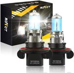 RDYCT H13 Halogen Bulb Super Bright Warm White High Low Beam Headlight Bulbs 12V 100W 90W 5500K, Pack of 2