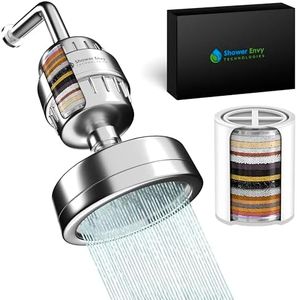 ShowerEnvy 5.0 Filtered Shower Head 15-Stage Vitamin C E