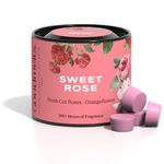 Goodmelts Sweet Rose Scented Wax Melts | Sparkling Yuzu & Fresh-Cut Roses Fragrance | Natural Soy Wax, Vegan, Essential Oil Infused | 160-200 Hrs Scent Time | Safe, Smoke-Free, Easy to Use