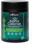 EdenBoost AlphaCleanse | Liver Health and Detox Blend Made with 12 Organic Superfoods. Milk Thistle, Dandelion Root, Burdock Root. Formulated for Detox Support, Liver, Digestive Health.