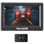 VECLESUS WM1 Wireless Backup Camera Kit with Stable Digital Signal, Super Night Vision, 4.3” Wireless Monitor& Reversing Camera for Truck, SUV, Van, Camping Car, Pickup, Truck Camper.