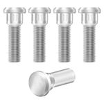 5PCS Wheel Studs,M12x1.5 Premium Steel Lug Bolts with 49mm Long,Wheel Lug Stud Car Accessories OEM#610-266 90942-02049 Compatible with Chevrolet Lexus Toyota Scion Pontiac