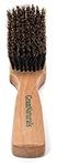 GranNaturals Mens Boar Bristle Hairbrush - Natural Wooden Club Style Hair Brush - Styling Beard Brush for Men with Thin or Thick Hair