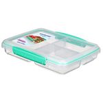 Sistema To Go Multi Split Food Storage Container, 820 ml, Colors may vary