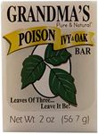 Grandma's Poison Ivy Soap Bar - 2.0 oz Itch Relief Wash with Jewelweed & Colloidal Oatmeal - 67012