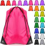 26 Pcs Drawsting-Backpack-Bulk- Cinch Tote Kids Sport Storage, Polyester Drawstring Backpack for DIY, Sport Sack String for Gym Travel, Drawstring Bag Gym Drawstring Backpacks RANDOM COLOR